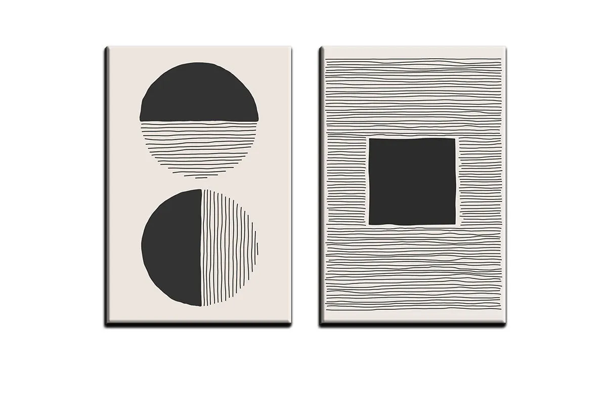 Minimalist Abstract Set 6AB | Abstract Wall Art Print