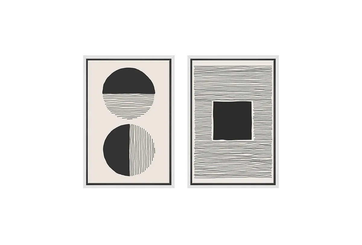 Minimalist Abstract Set 6AB | Abstract Wall Art Print