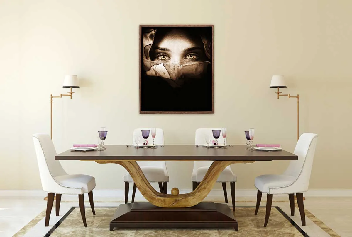 Mysterious Woman | Canvas Wall Art Print