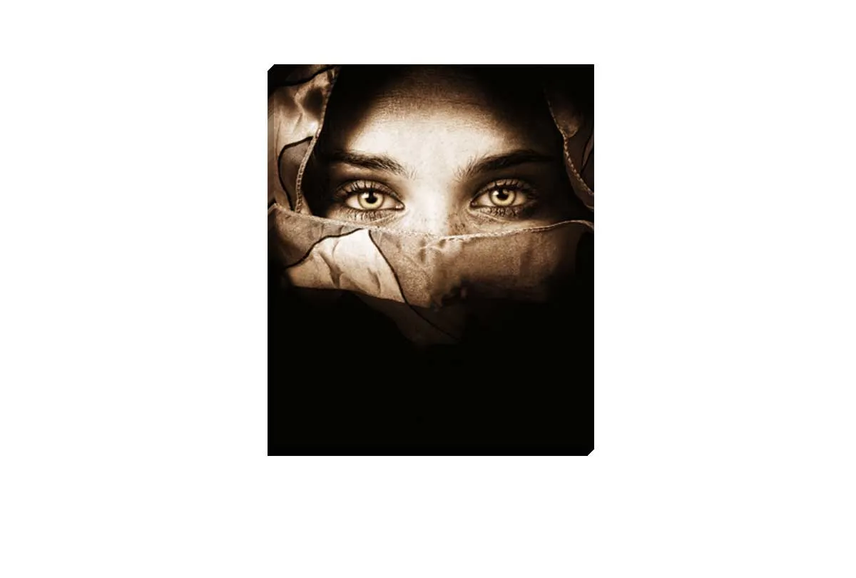 Mysterious Woman | Canvas Wall Art Print