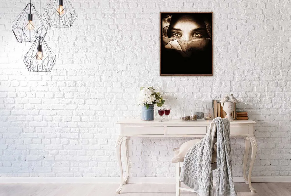 Mysterious Woman | Canvas Wall Art Print