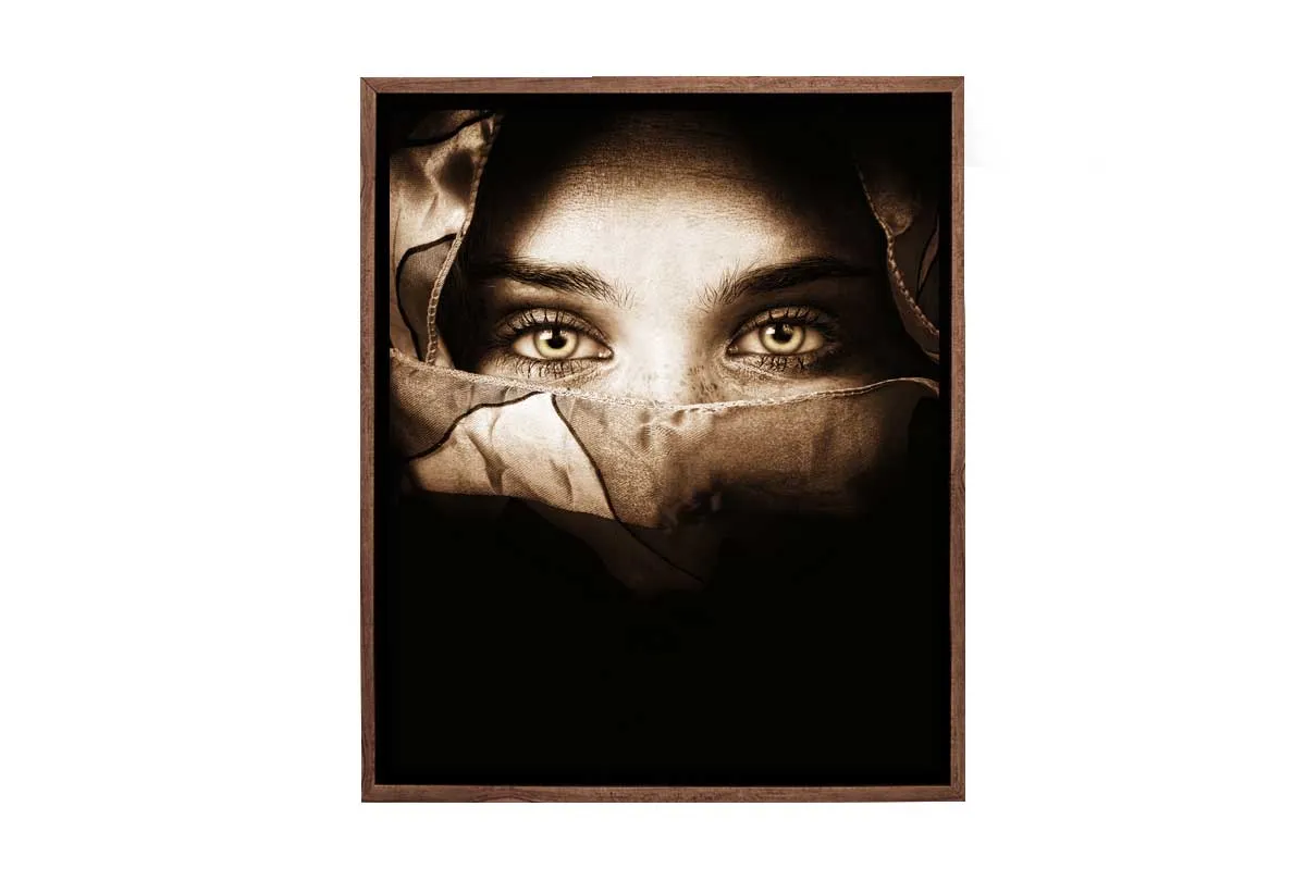 Mysterious Woman | Canvas Wall Art Print