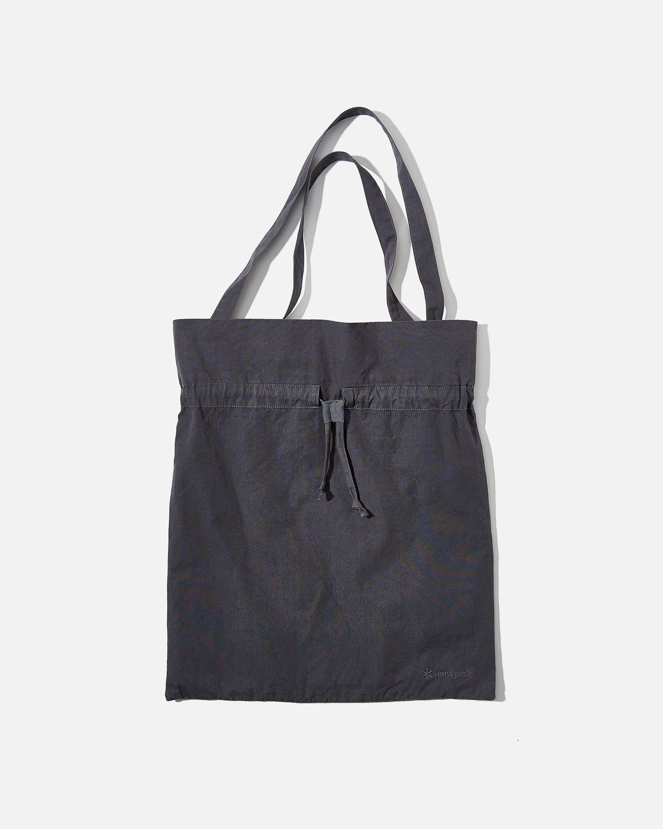 Natural-Dyed Recycled Cotton Multi Bag - Charcoal