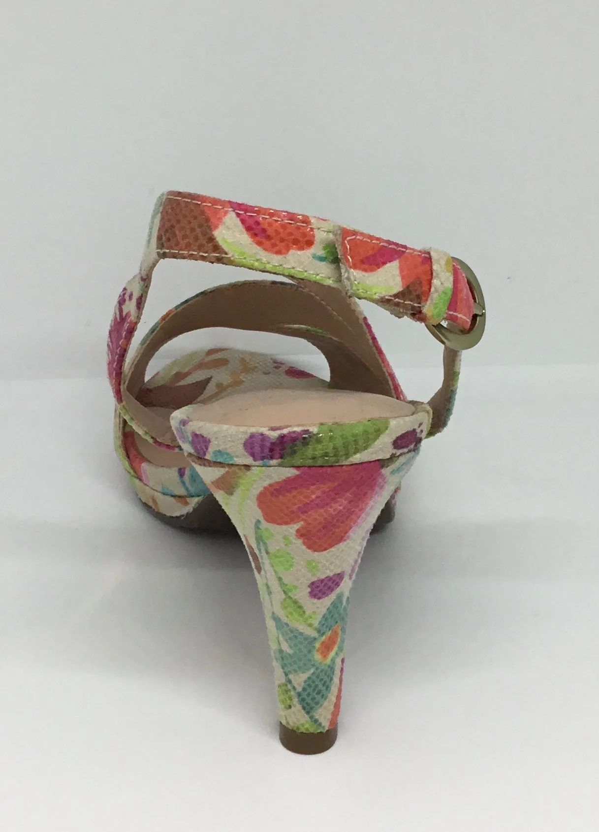 Naturalizer Impulse Multi Floral leather heel N5 Comfort