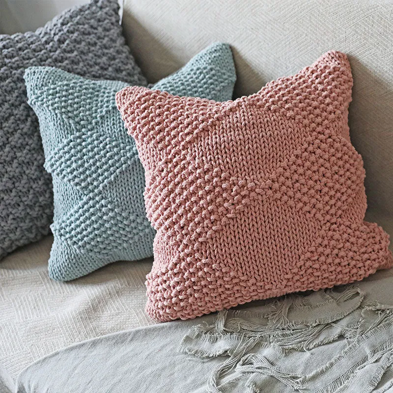 Nordic Chunky Weave Throw Cushion Cover