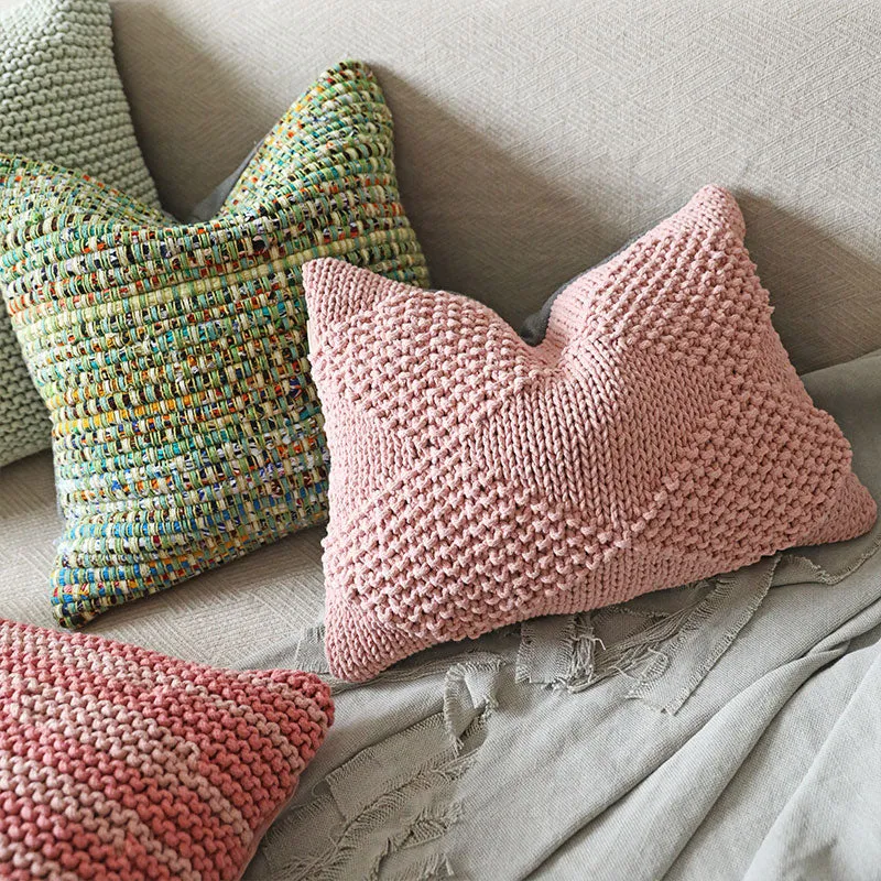 Nordic Chunky Weave Throw Cushion Cover