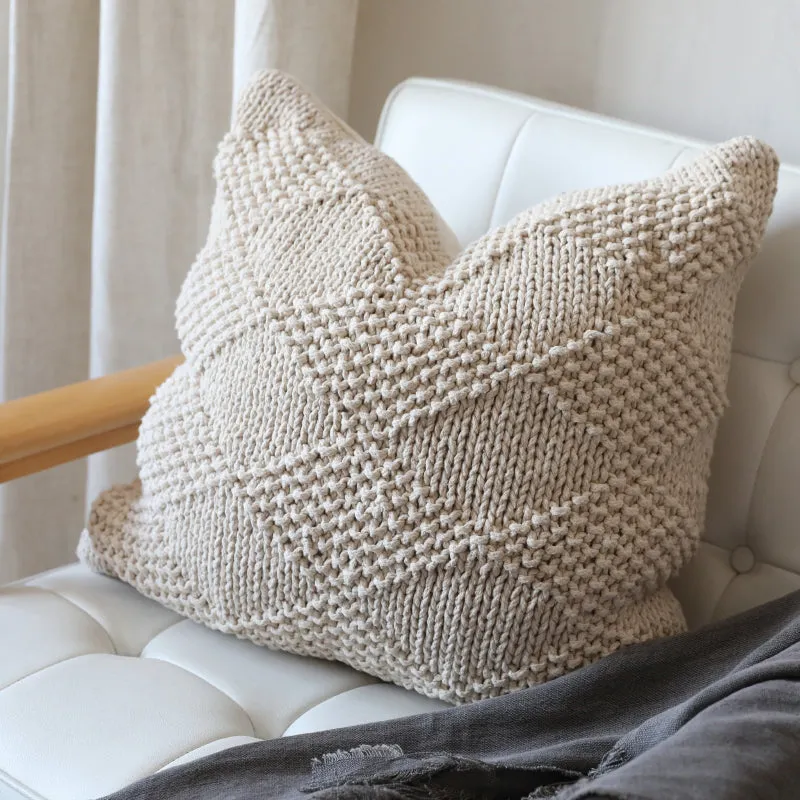 Nordic Chunky Weave Throw Cushion Cover