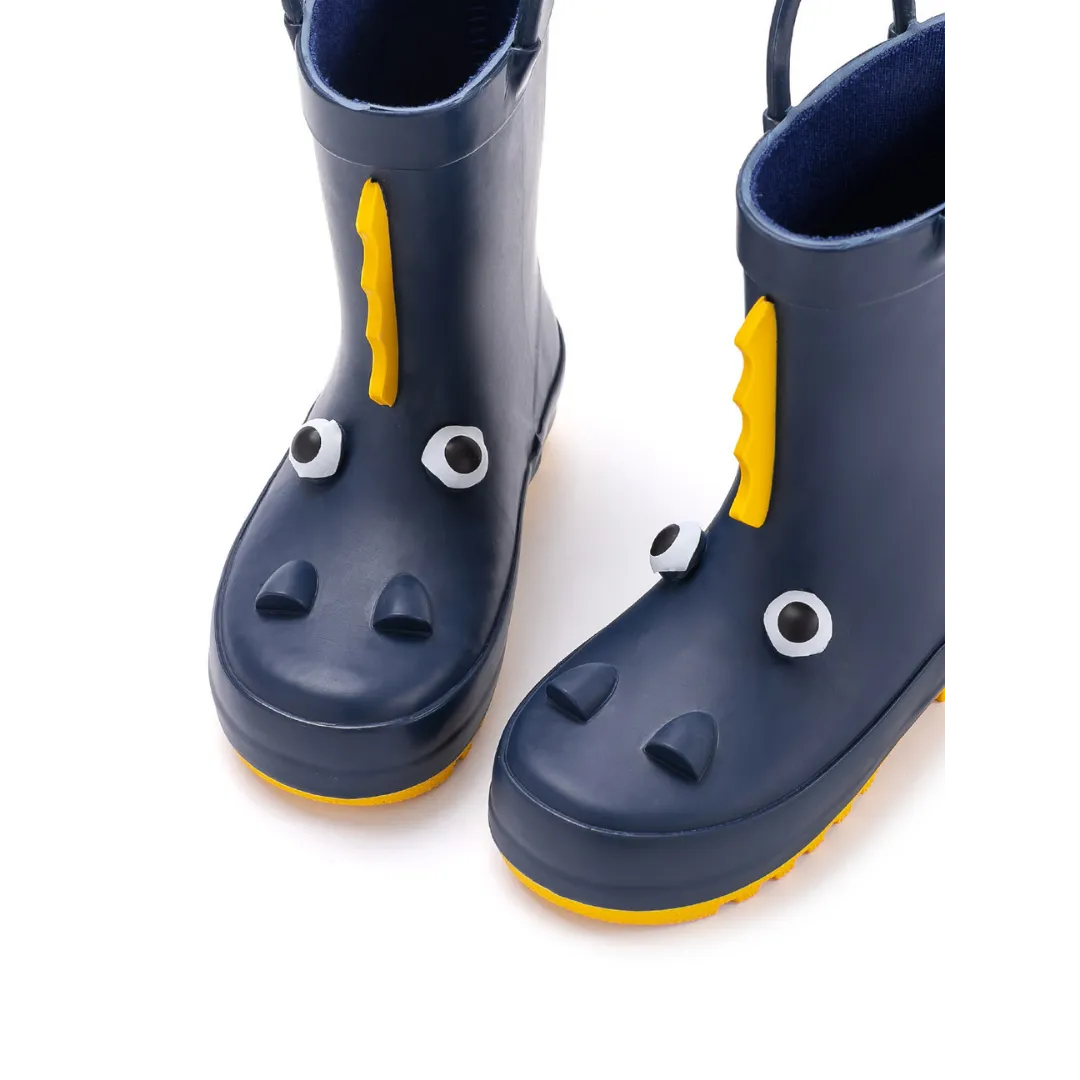 Ozkiz Navy Cute Dino Rainboots (150-180)