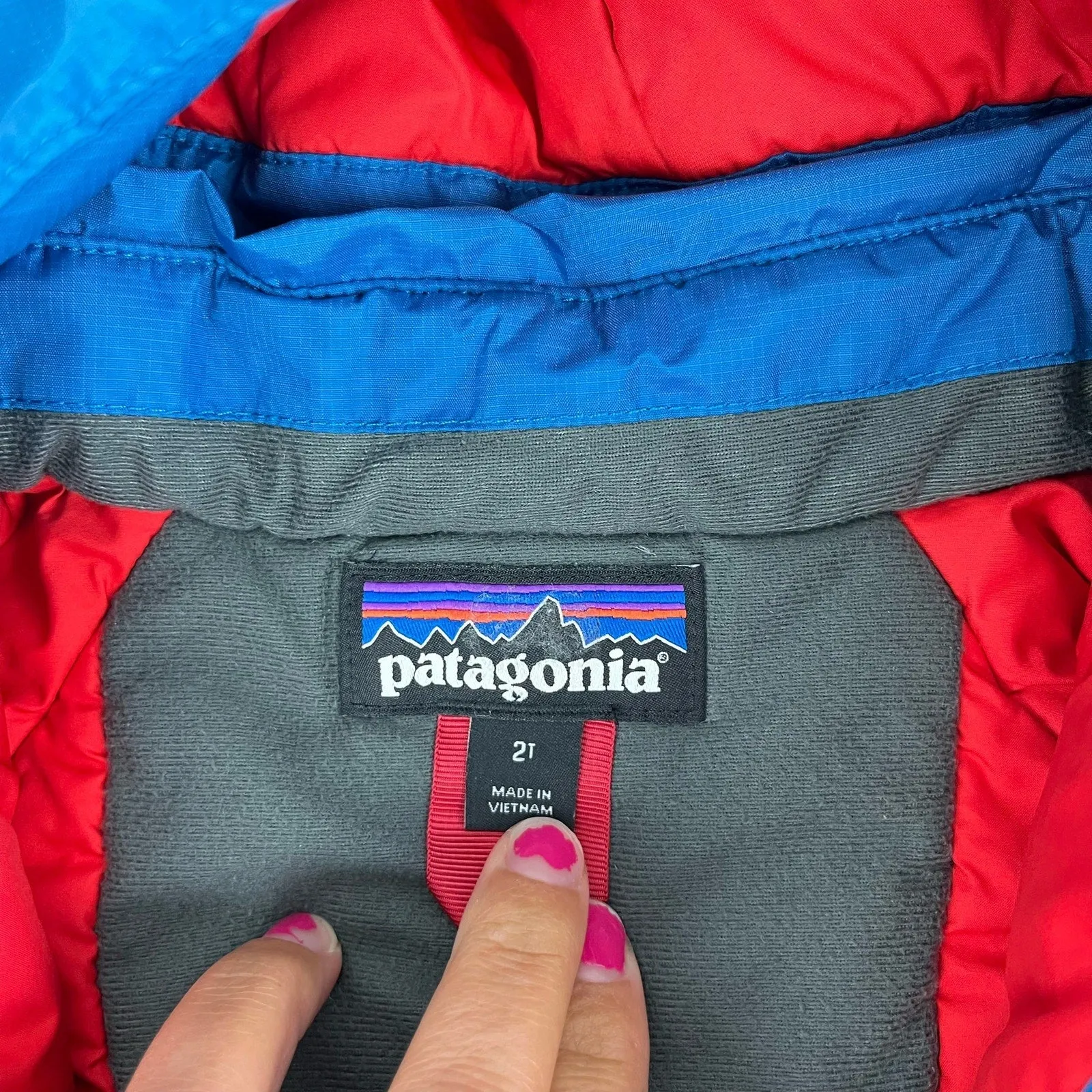 Patagonia Snow Pile Jacket Blue 2T