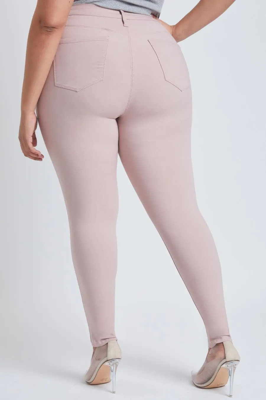 Plus Size Women's Hyperstretch Forever Color Pants - Pastels