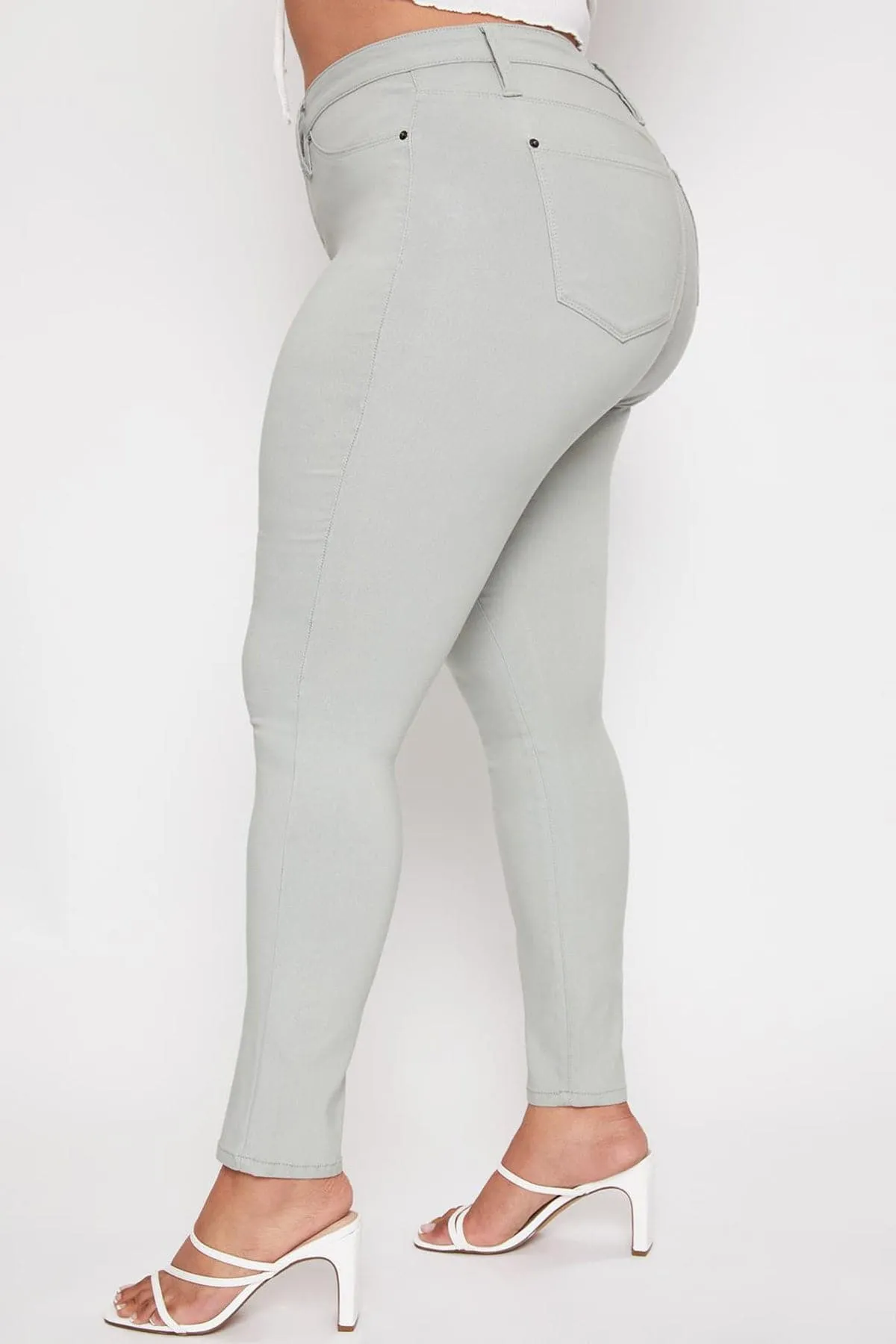 Plus Size Women's Hyperstretch Forever Color Pants - Pastels