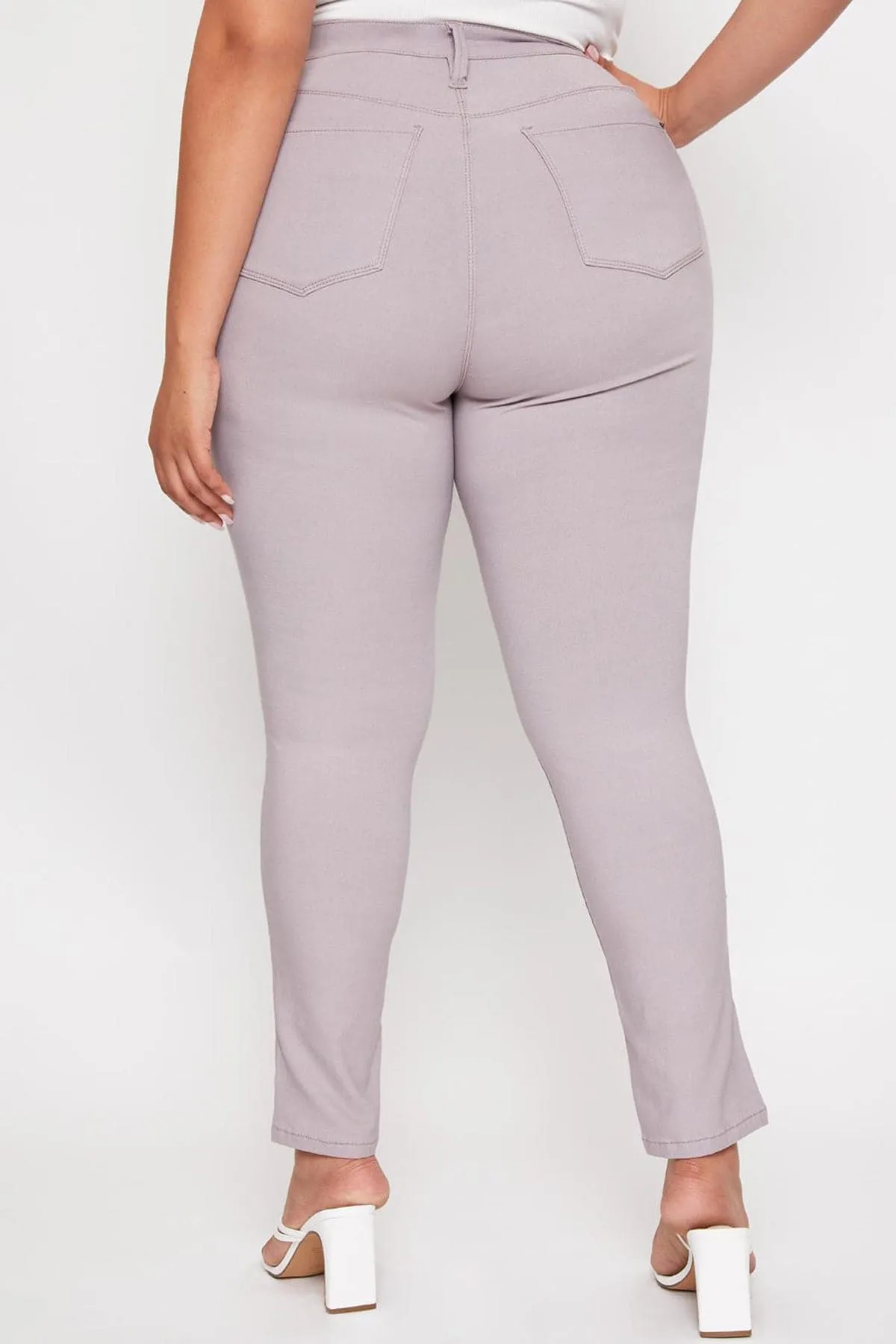 Plus Size Women's Hyperstretch Forever Color Pants - Pastels