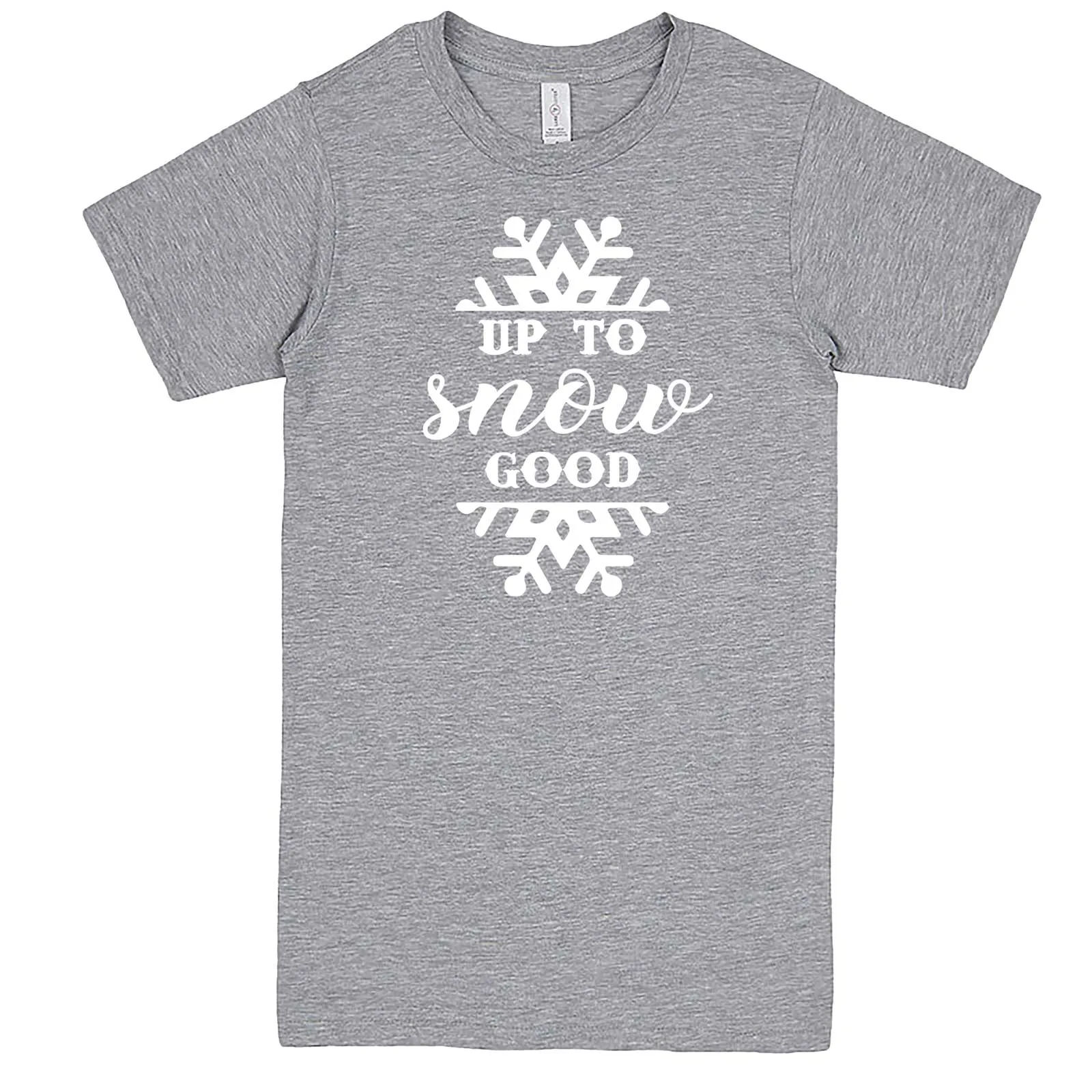 "Up to Snow Good" men's t-shirt