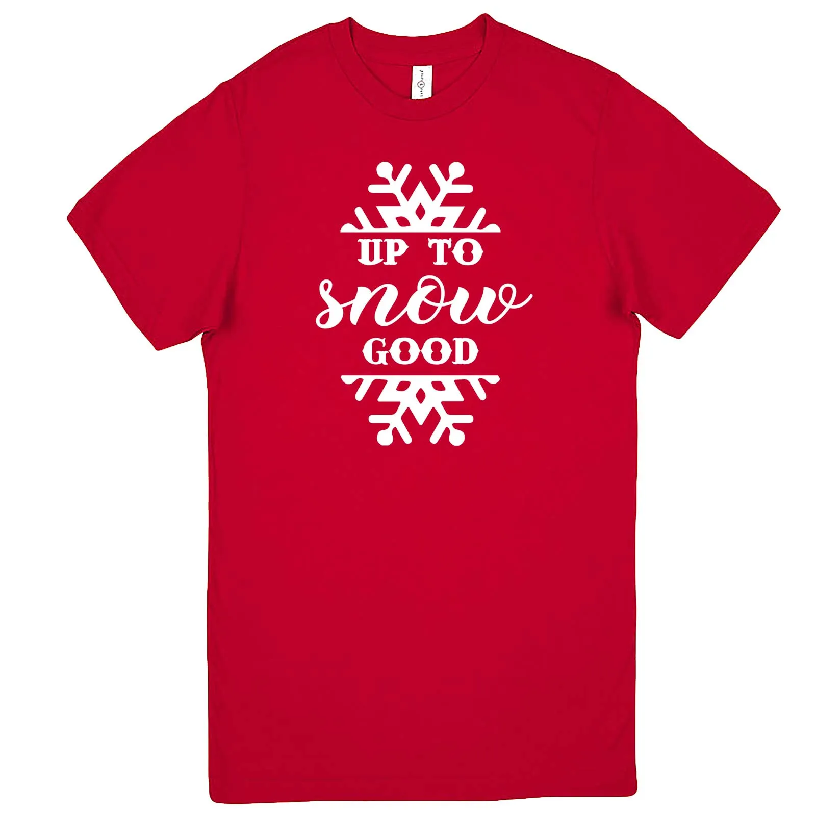 "Up to Snow Good" men's t-shirt