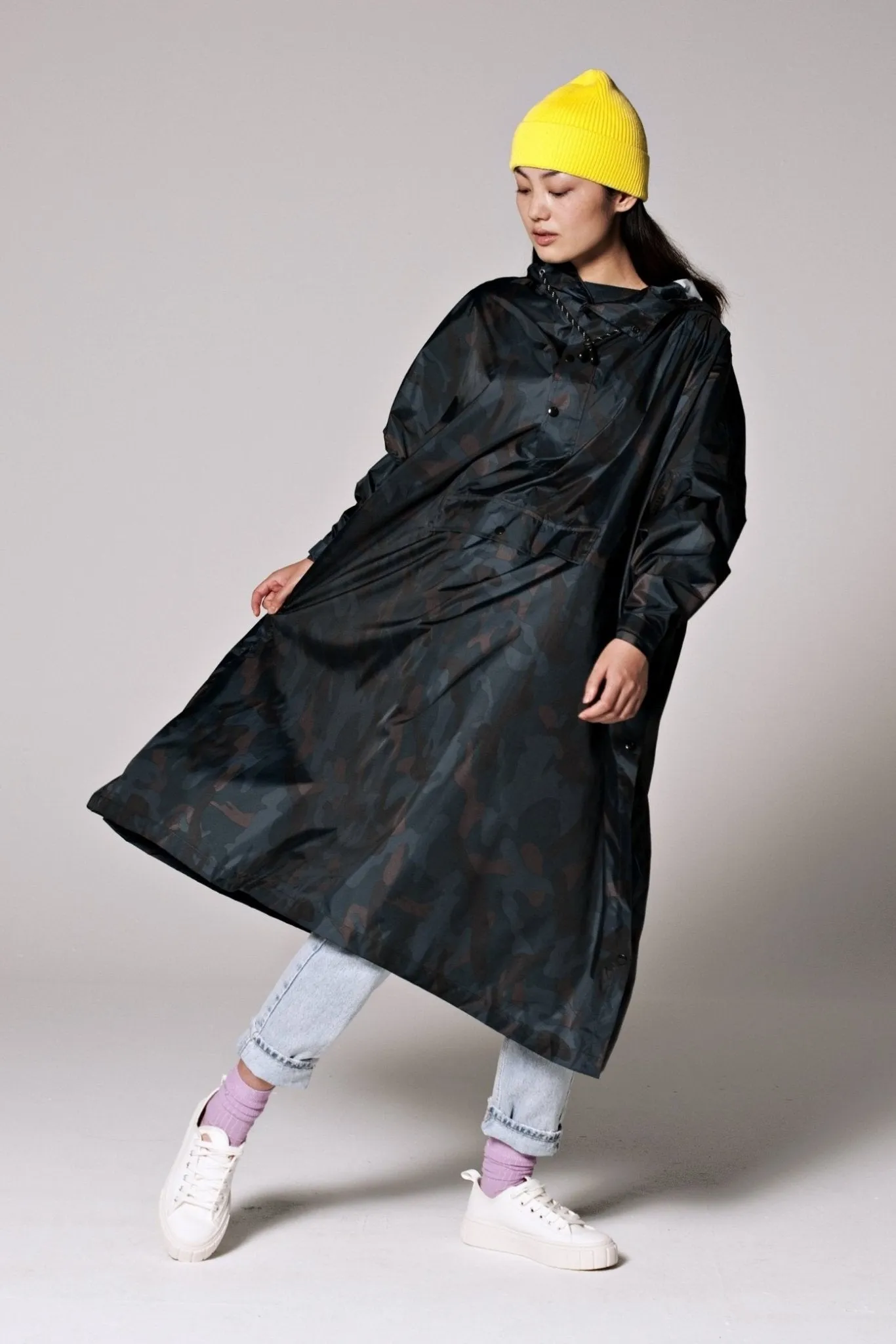 Rain Poncho - Storm Camo