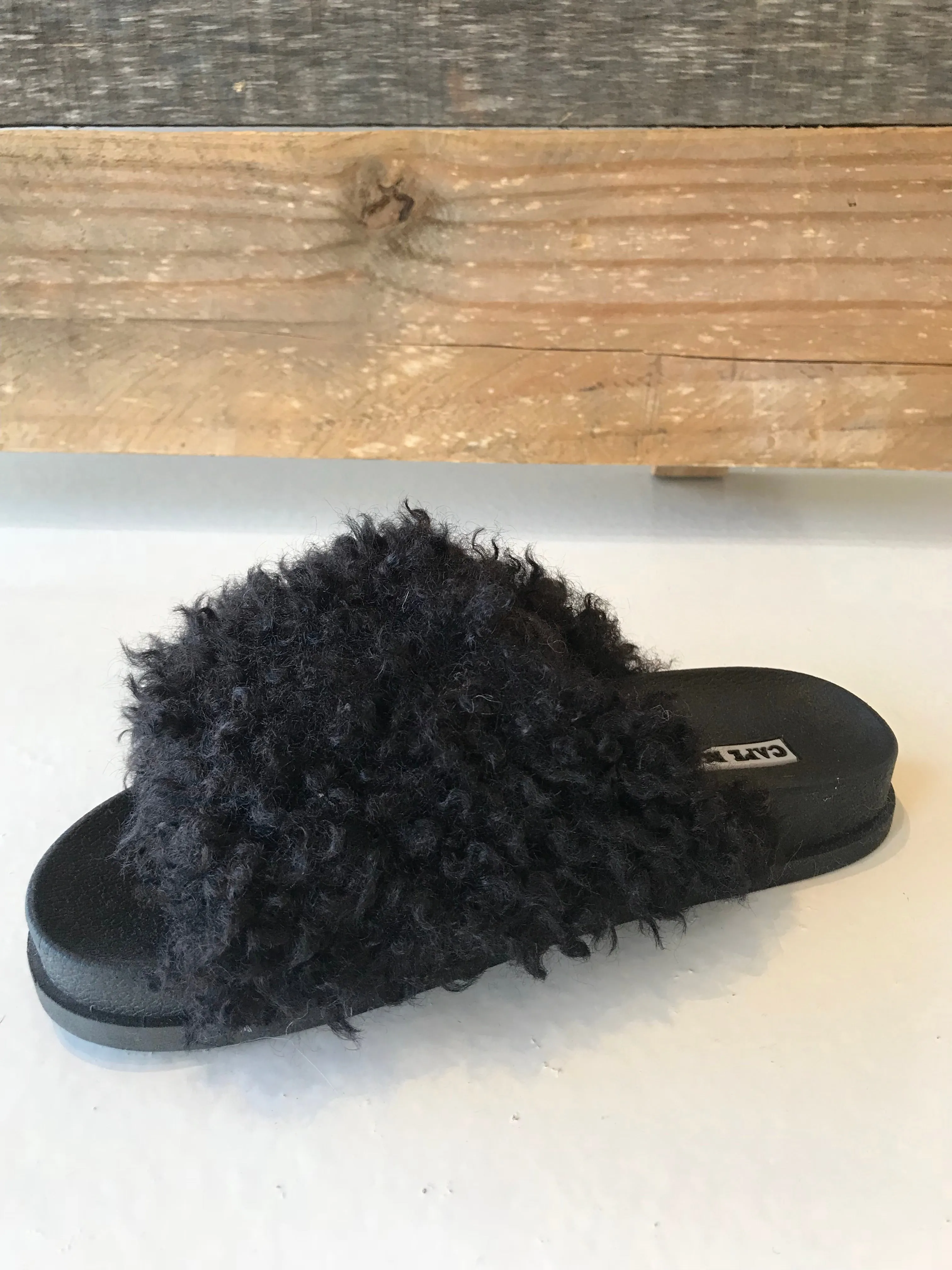 Shearling Slides