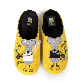 Slippers Pareja Ratones Amarillo