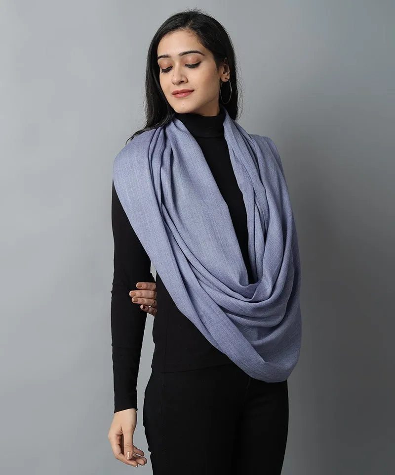 Stone Blue Cashmere-Pashmina Stole