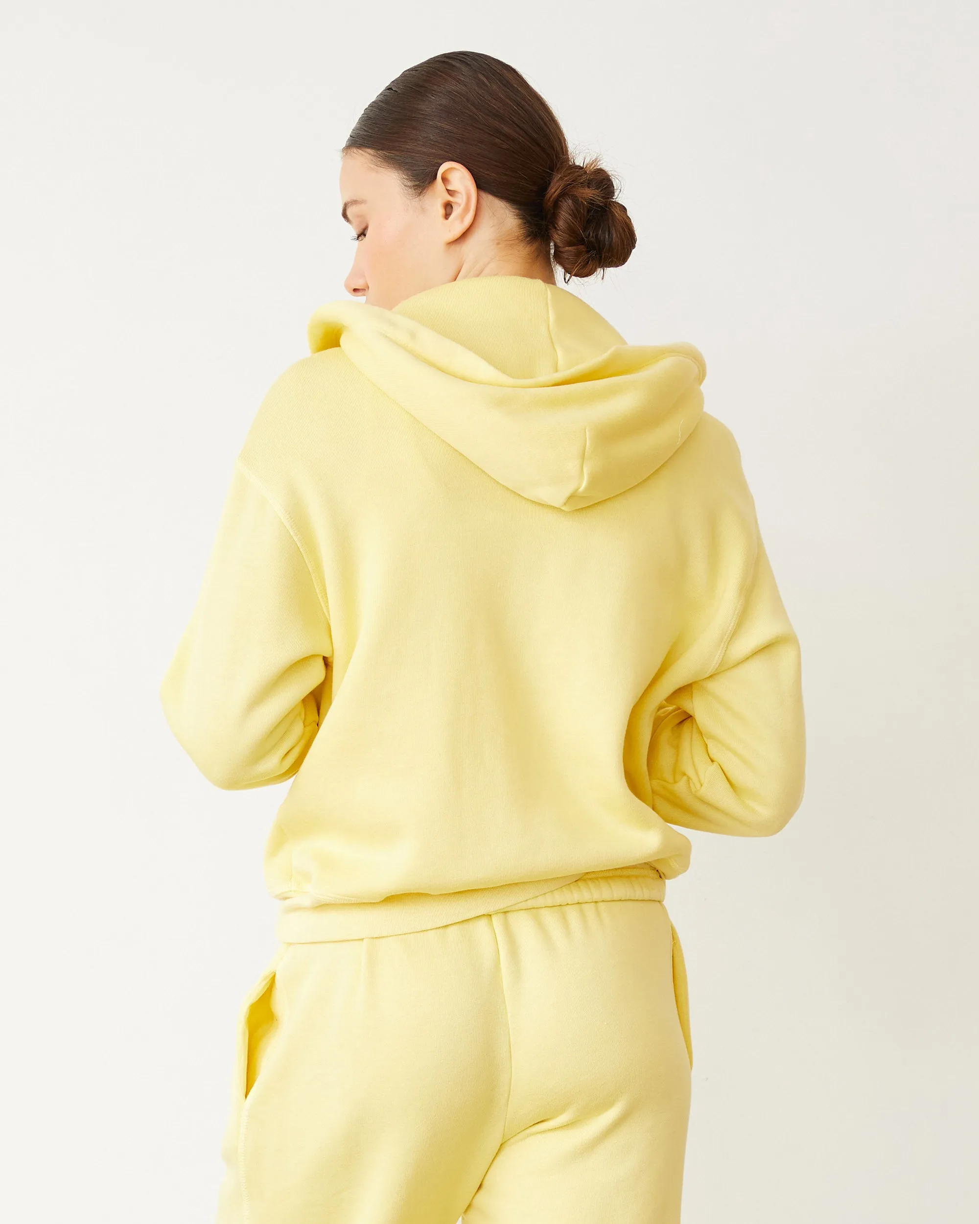 Teddy Fleece Relaxed Zip Up Hoody