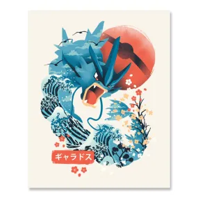 Ukiyo-e Gyarados Print