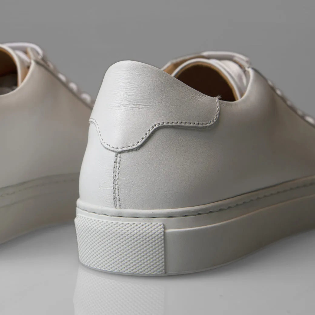 Urban White Leather Sneakers