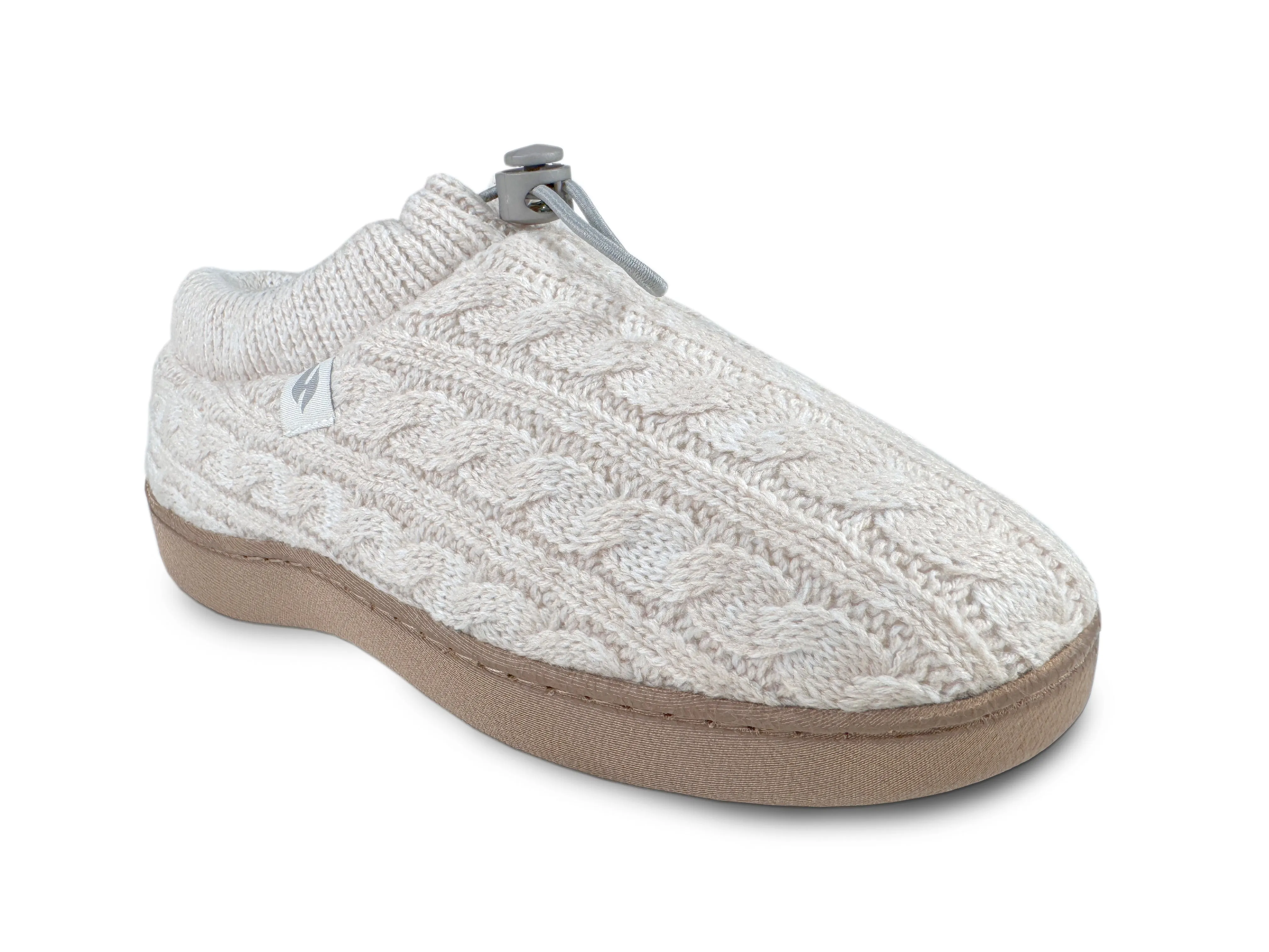 Women's Ava Cable Knit Drawstring Slippers