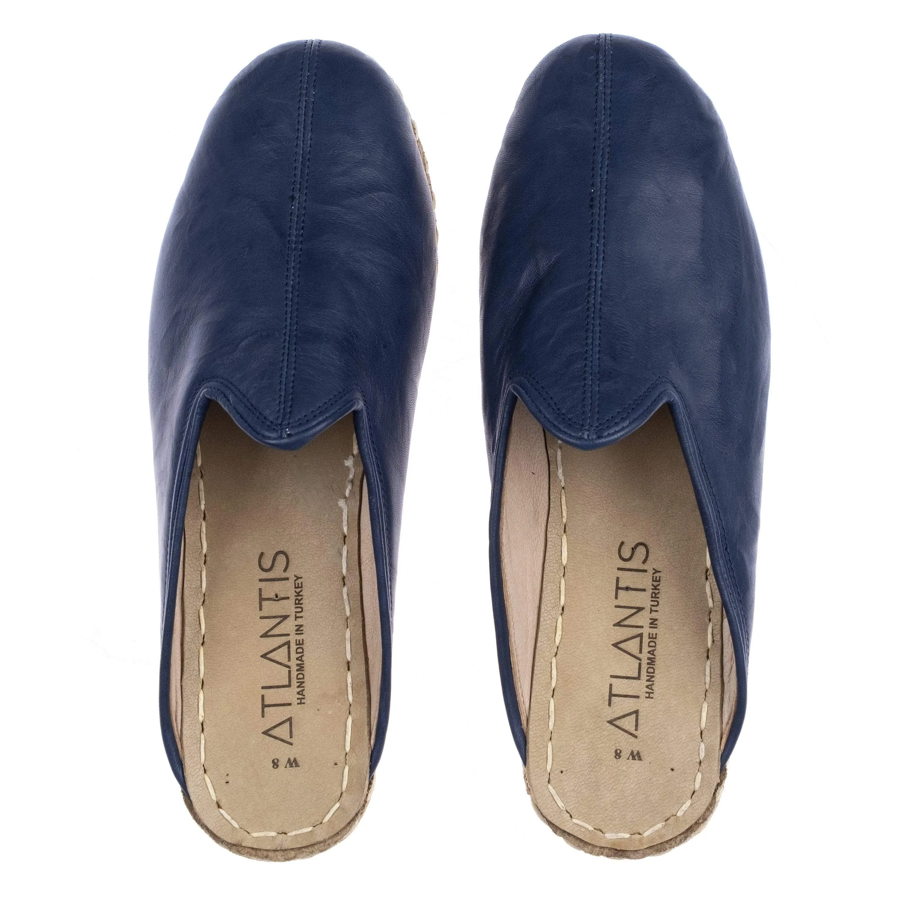 Women's Navy Slippers