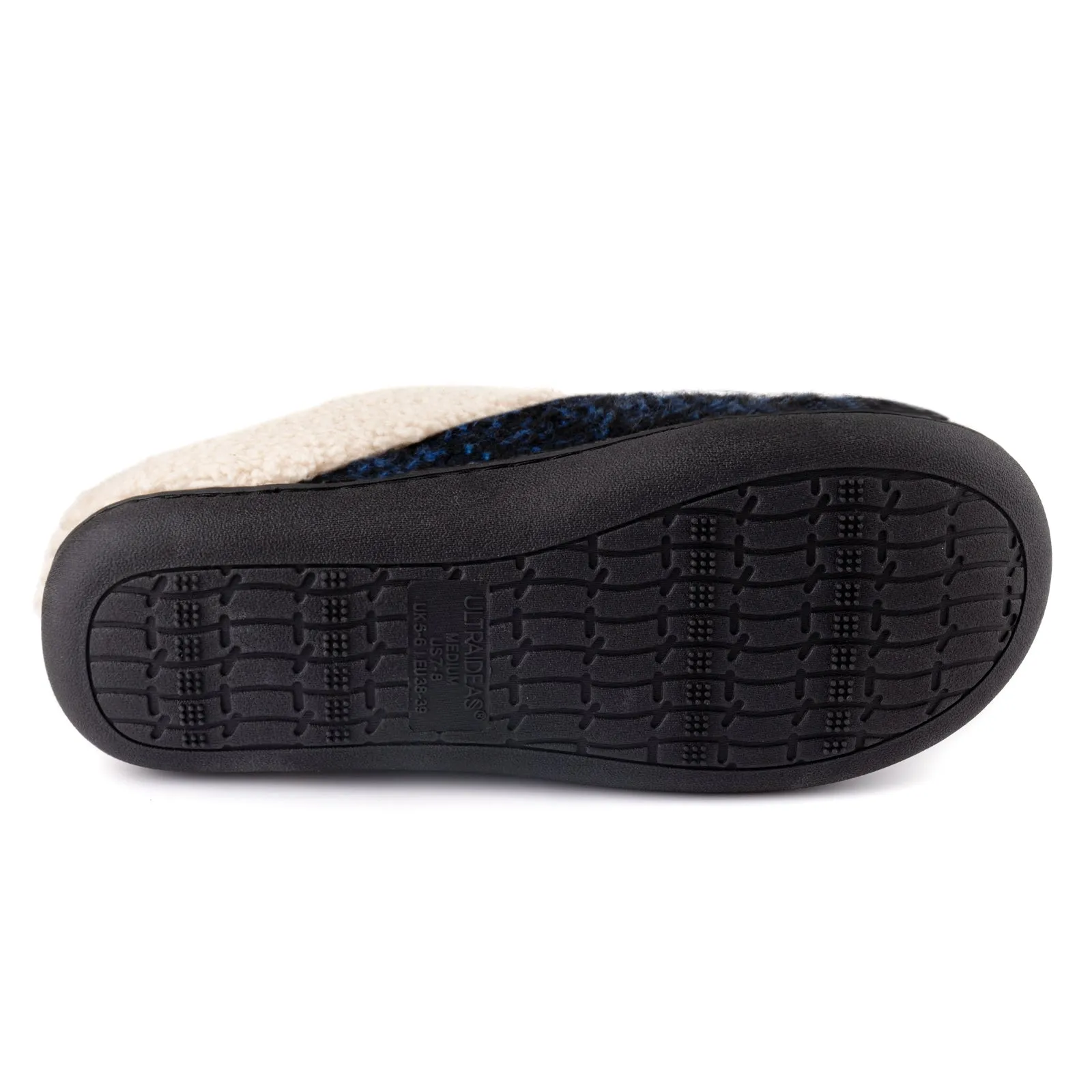 Women's Sherpa Collar Memory Foam Clog Slippers